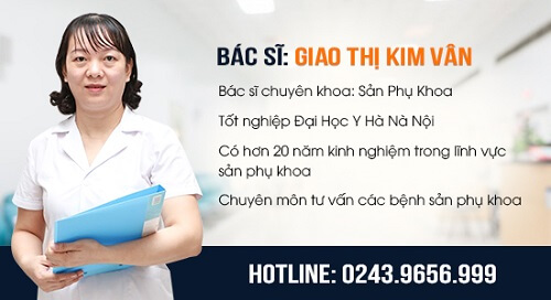 Bác sĩ Giao Thị Kim Vân chuyên gia tư vấn bệnh phụ khoa